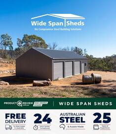 Wide Span Sheds catalogue Page 1