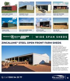 Wide Span Sheds catalogue Page 11