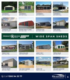 Wide Span Sheds catalogue Page 5