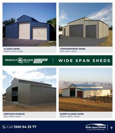 Wide Span Sheds catalogue Page 7