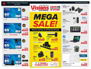 Visions Electronics flyer week 9 Page 1