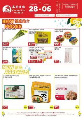 Chong Lee Market flyer (valid until 6-03)