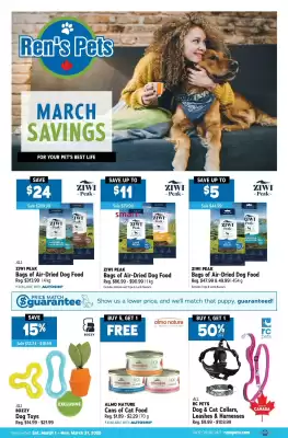 Ren’s Pets Depot flyer (valid until 6-03)