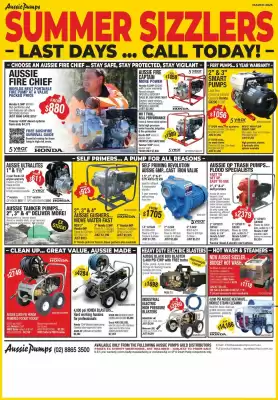 Aussie Pumps catalogue (valid until 31-03)