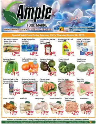 Ample Food Market flyer (valid until 6-03)