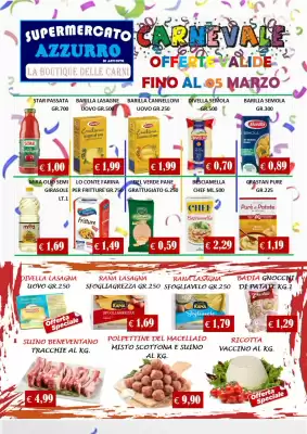 Volantino Supermercato Azzurro (valido fino al 5-03)