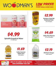 Woodman's Weekly Ad week 9 Page 1