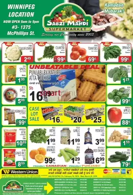 Sabzi Mandi Supermarket flyer (valid until 6-03)