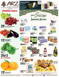 Arz Fine Foods flyer week 9 Page 1