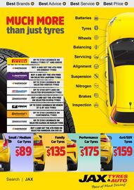 Jax Tyres catalogue Page 1