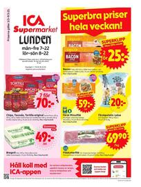 ICA Supermarket reklamblad Sida 1