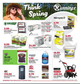 Runnings Weekly Ad Page 1