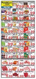 Food 4 Less Canada flyer week 9 Page 1