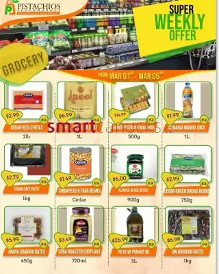 Pistachios Supermarket flyer (valid until 15-03)