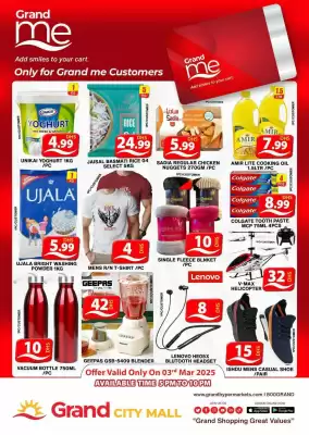 Grand Mall Sharjah catalogue (valid until 3-03)