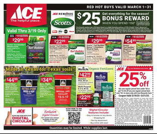 Ace Hardware Weekly Ad Page 1