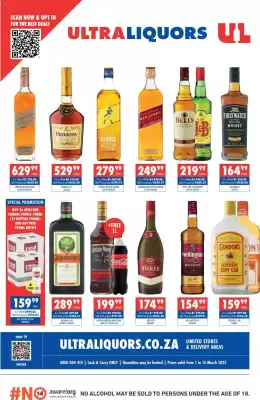 Ultra Liquors catalogue (valid until 15-03)