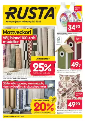 Rusta reklamblad (giltig till och med 8-03)