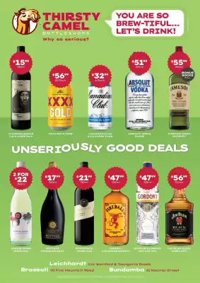 Thirsty Camel catalogue (valid until 16-03)