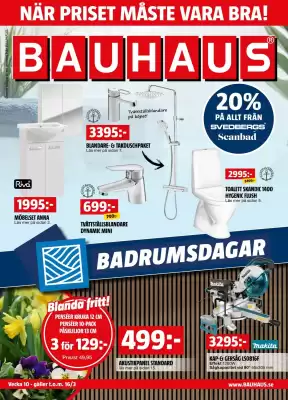 Bauhaus reklamblad (giltig till och med 16-03)