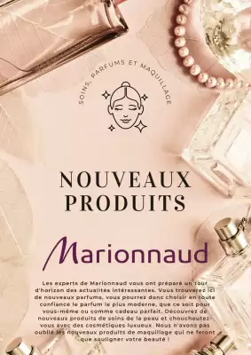 Catalogue Marionnaud (valable jusqu'au 31-03)