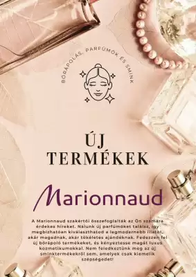 Marionnaud akciós újság (érvényes eddig: 31-03)