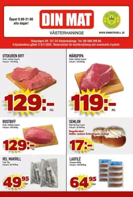 Din Mat reklamblad (giltig till och med 8-03)