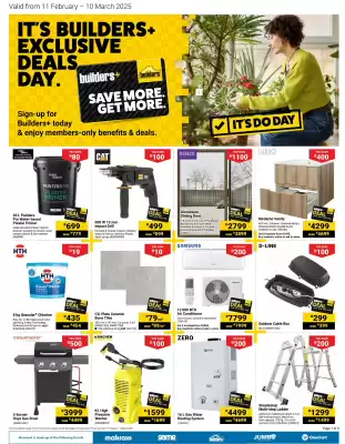 Builders Express catalogue (valid until 10-03)