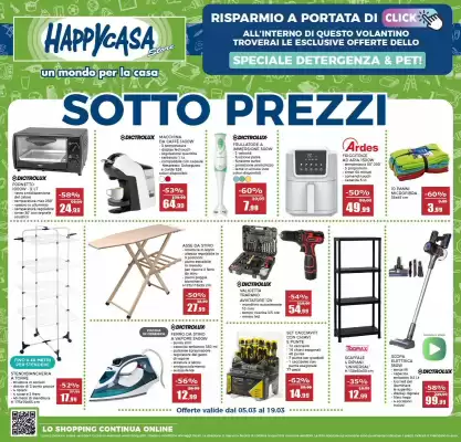 Volantino Happy Casa (valido fino al 19-03)