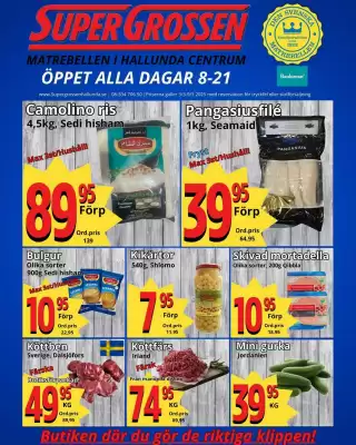 Supergrossen reklamblad (giltig till och med 8-03)