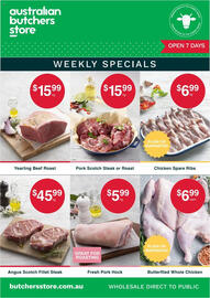 Australian Butchers Store catalogue Page 1