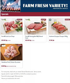 Tasman Butchers catalogue week 10 Page 1