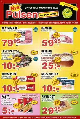 Nya Pulsen reklamblad (giltig till och med 9-03)