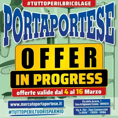 Volantino Mercato Porta Portese (valido fino al 16-03)