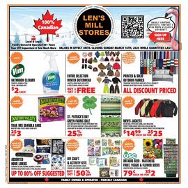 Len's Mill Stores flyer Page 1