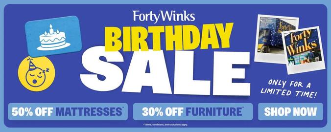 Forty Winks catalogue Page 1