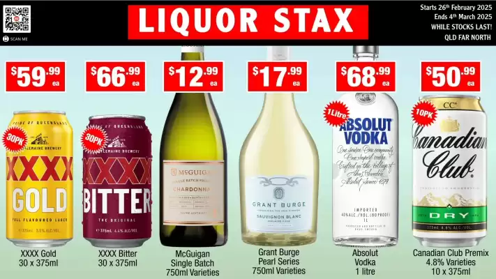 Liquor Stax catalogue (valid until 4-03)