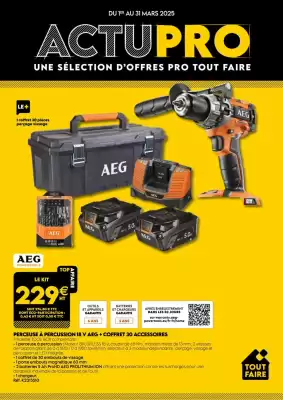 Catalogue Tout faire matériaux (valable jusqu'au 31-03)