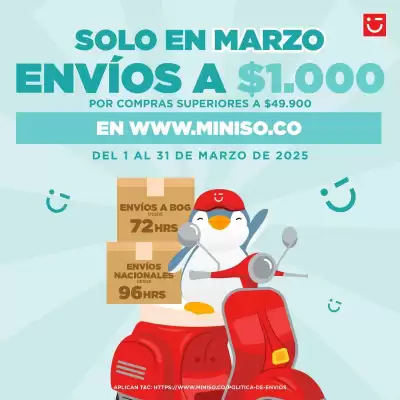 Catálogo Miniso (válido hasta 31-03)