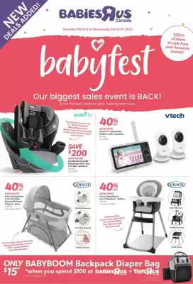 Babies 'R' Us flyer (valid until 20-03)