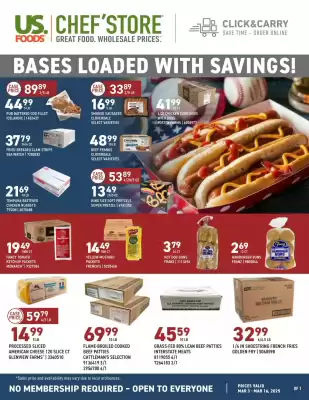 US Foods Chef's Store Weekly Ad (valid until 16-03)