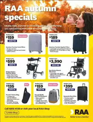 RAA catalogue (valid until 31-05)