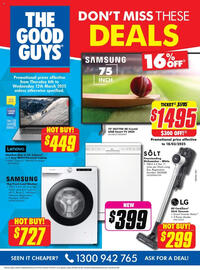 The Good Guys catalogue week 10 Page 1