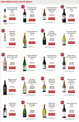 Chambers Cellars catalogue (valid until 11-03)