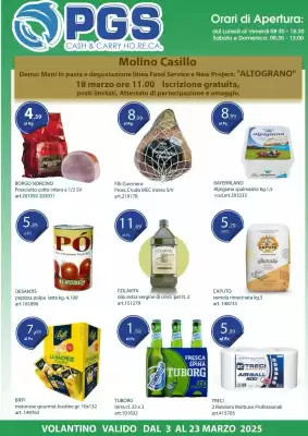 Volantino PGS Cash&Carry (valido fino al 23-03)