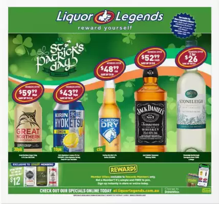 Liquor Legends catalogue (valid until 1-04)