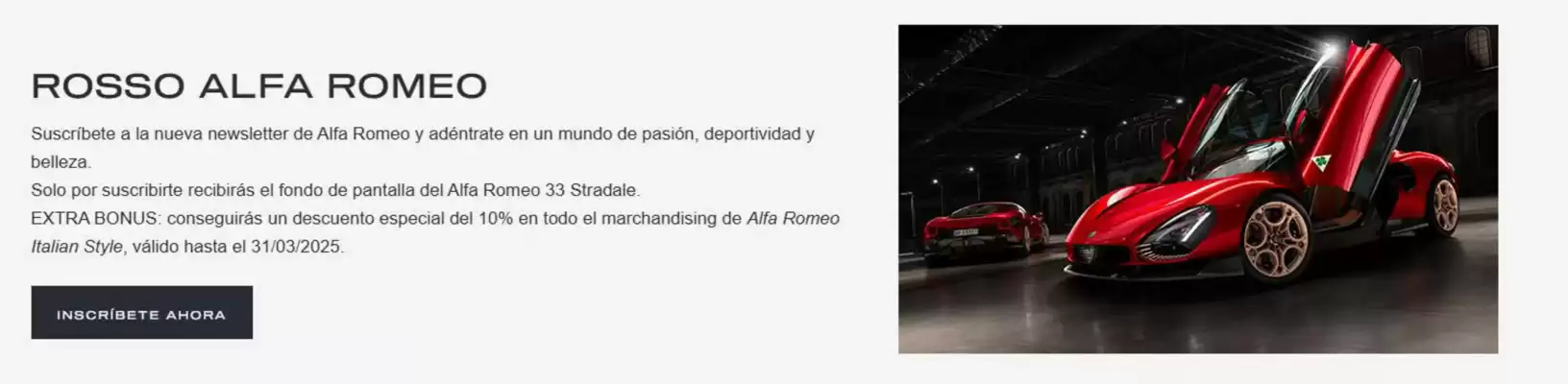 Folleto Alfa Romeo (válido hasta el 31-03)