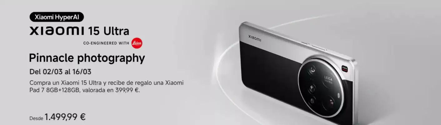 Folleto Xiaomi (válido hasta el 16-03)