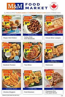 M & M Food Market flyer (valid until 13-03)