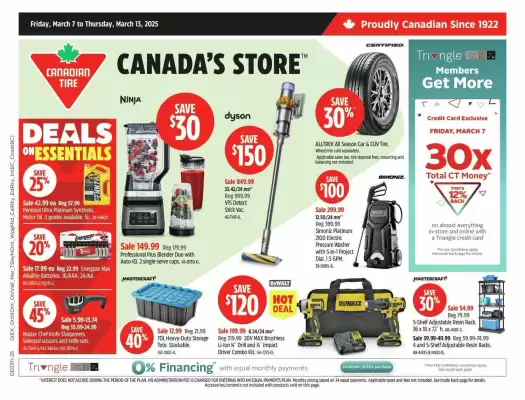 Canadian Tire flyer (valid until 13-03)